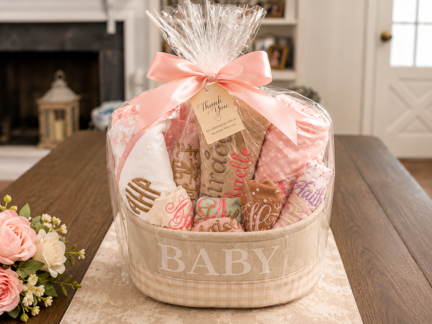 Sew Needo Design Personalized baby basket