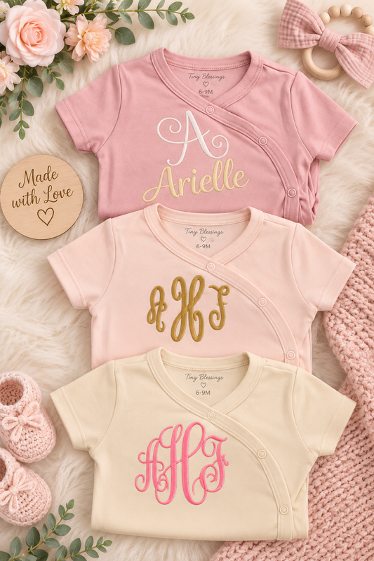 Baby keepsake onesie collection