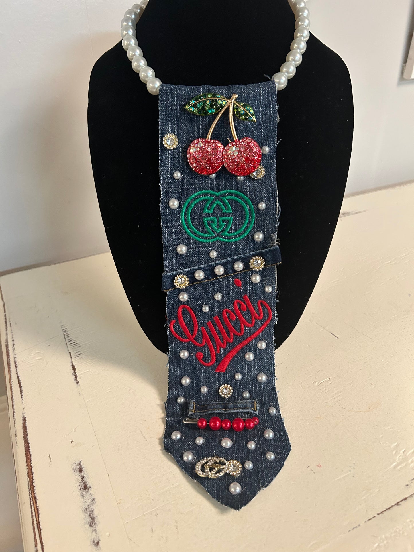 No Sew Embroidery Neckties