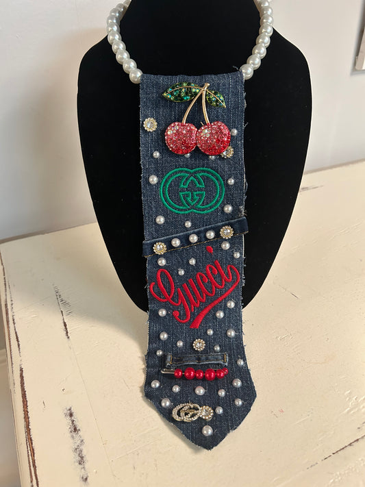 No Sew Embroidery Neckties