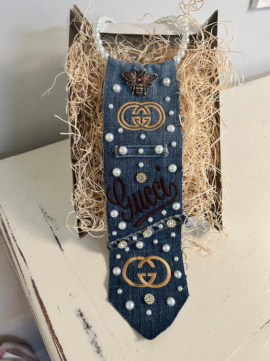 No Sew Embroidery Neckties
