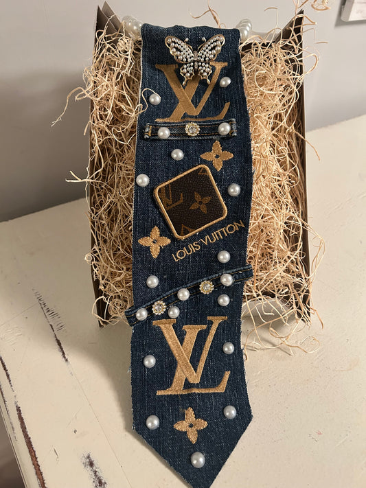 No Sew Embroidery Neckties