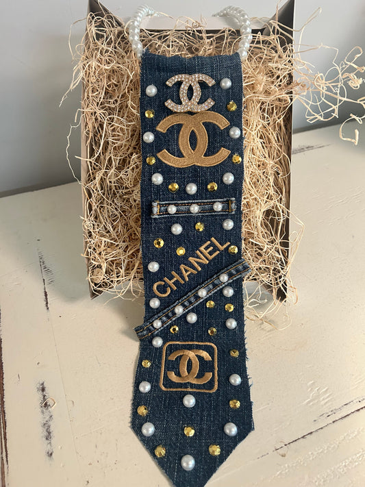 No Sew Embroidery Neckties