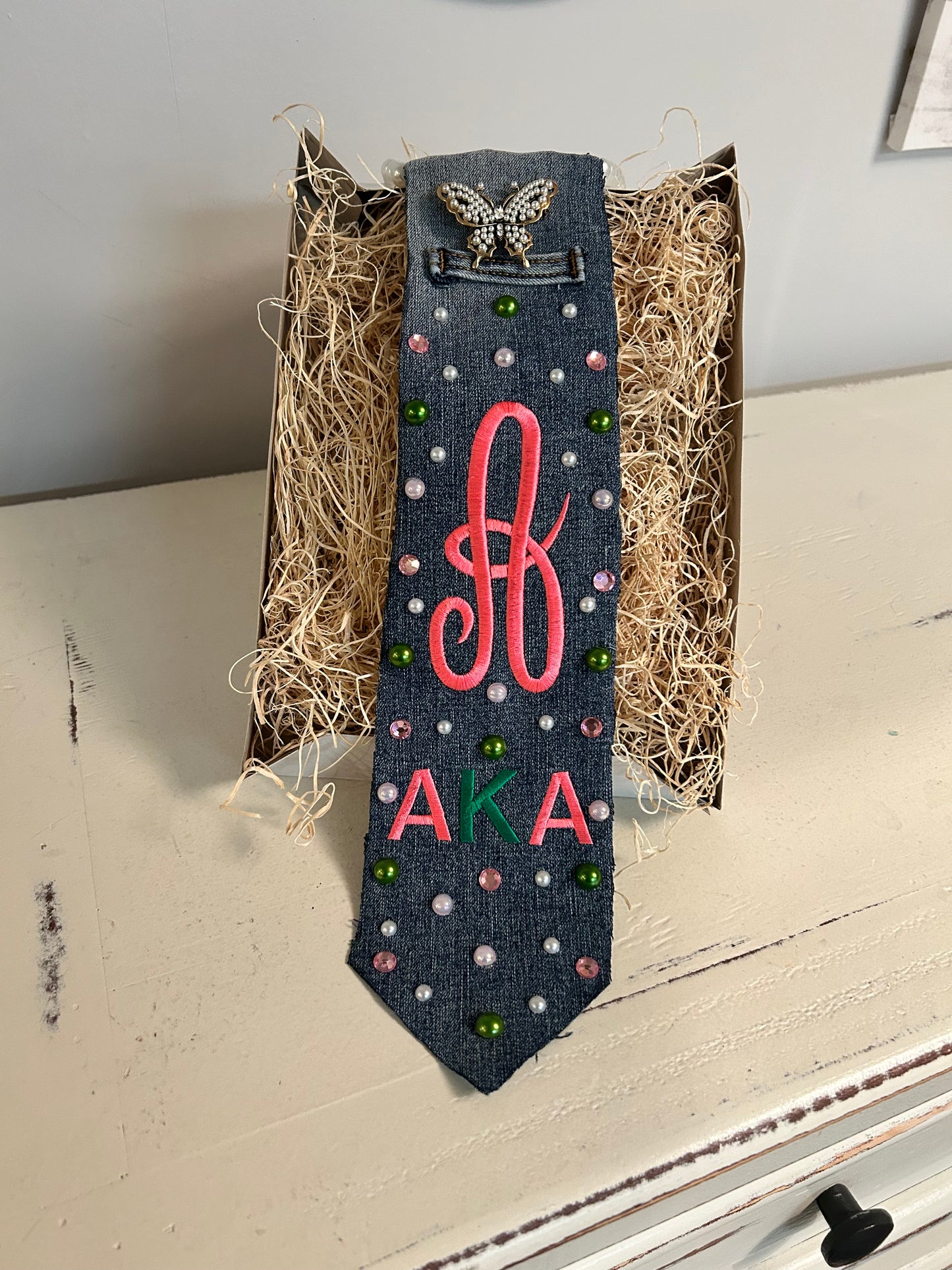 No Sew Initial Neckties