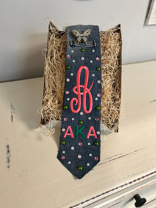 No Sew Initial Neckties